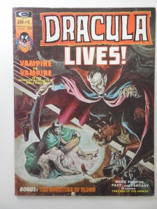 Dracula Lives #4 (1974) Vampire vs Vampire! Solid VG Condition!