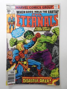 The Eternals #15 Ikaris vs The Hulk! Solid VG+ Condition!