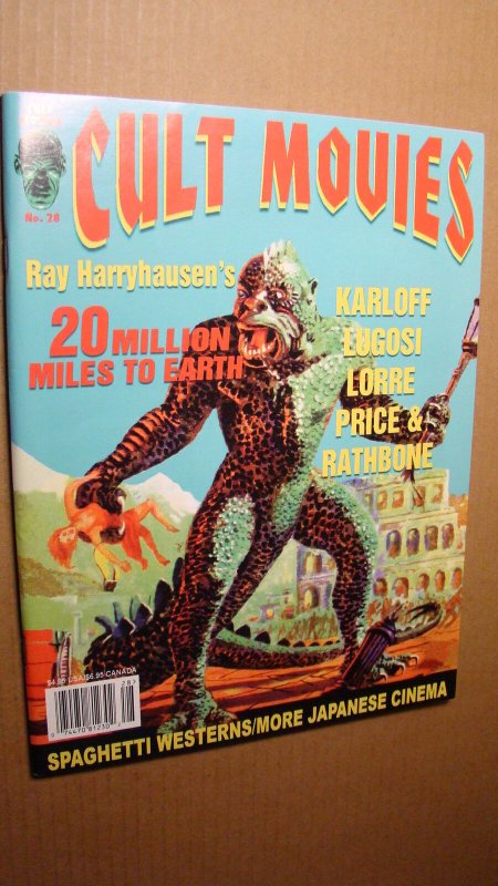 Cult Movies 28 *NM/MT 9.8* Super Clean Copy Harryhausen Karloff Lugosi  Japanese | Comic Books - Modern Age