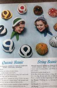 Star Yarns Hats instruction book,early 1960s. 29p