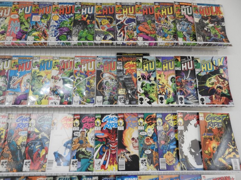 Huge Lot 190+ Comics W/Incredible Hulk, Ghost Rider, Storm+ Avg Fine+ Condition!