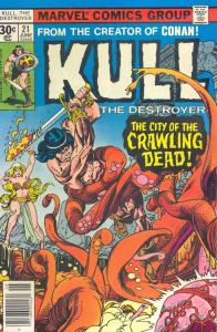 Kull the Destroyer #21 FN ; Marvel