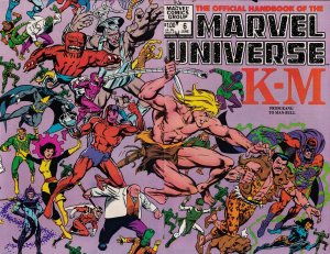 The Official Handbook of the Marvel Universe K-M #6 Direct (1983-1984) Marvel