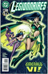 Legionnaires #40 Emerald Violet Cosmic Boy NM