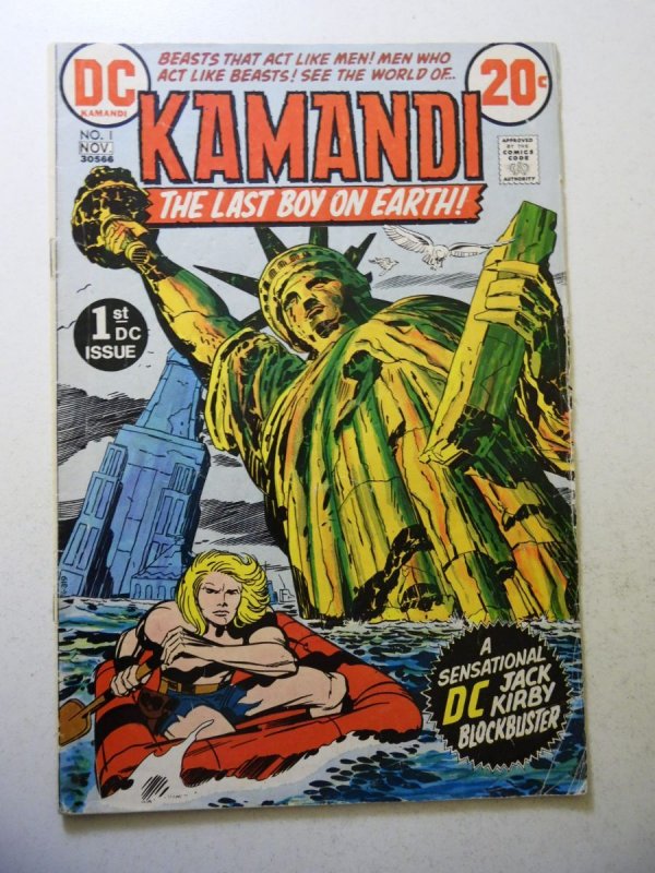 Kamandi, the Last Boy on earth #1 (1972) GD/VG Condition tape on inner spine