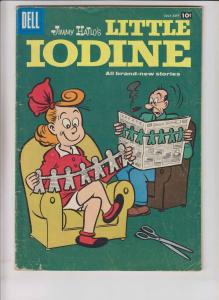 Jimmy Hatlo's Little Iodine #37 VG september 1957 - silver age dell comics