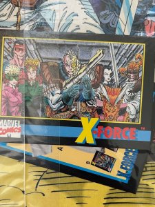 X-Force #1 (1991) still sealed TEAM card including Cable