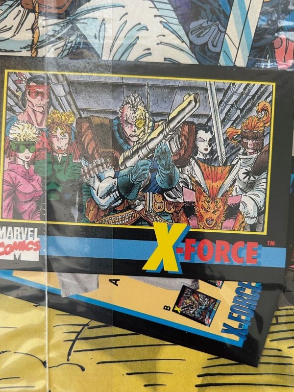 X-Force #1 (1991) still sealed TEAM card including Cable