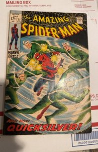 The Amazing Spider-Man #71 (1969)vs Quicksilver