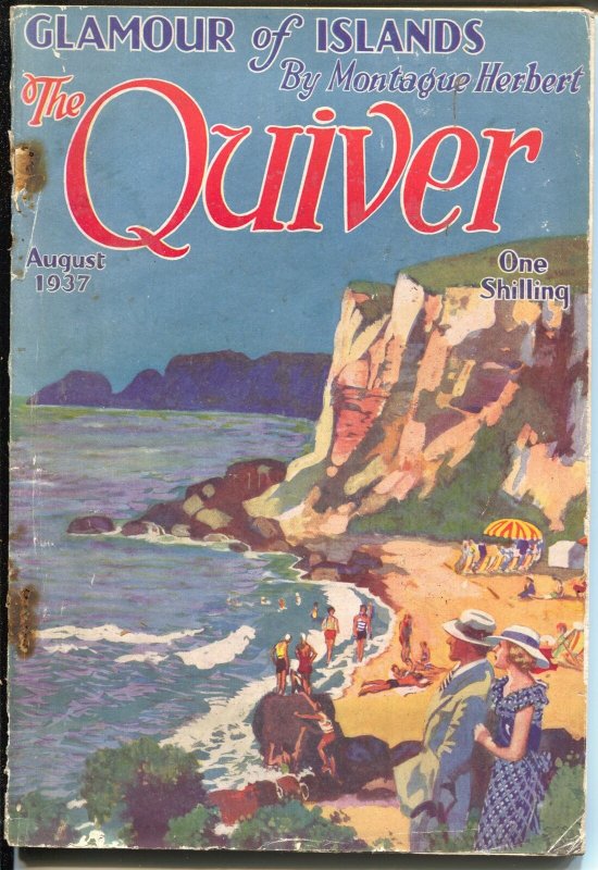 Quiver-8/1937-British pulp format magazine-spicy romance-G