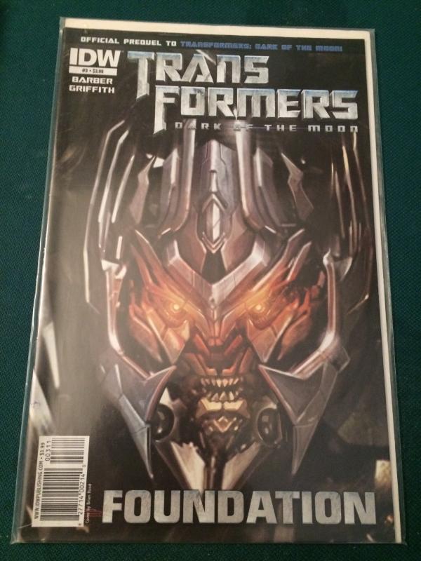 Transformers Dark Of The Moon Prequel #3 Foundation