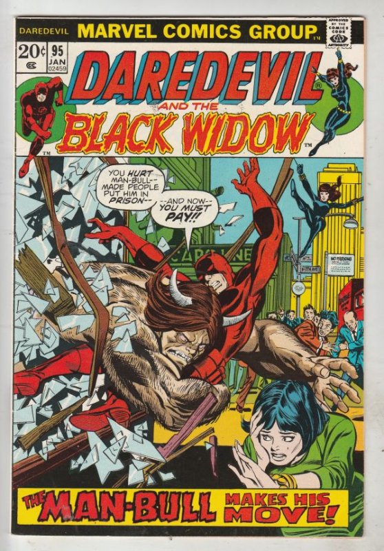 Daredevil #95 (Jan-73) NM- High-Grade Daredevil, Black Widow