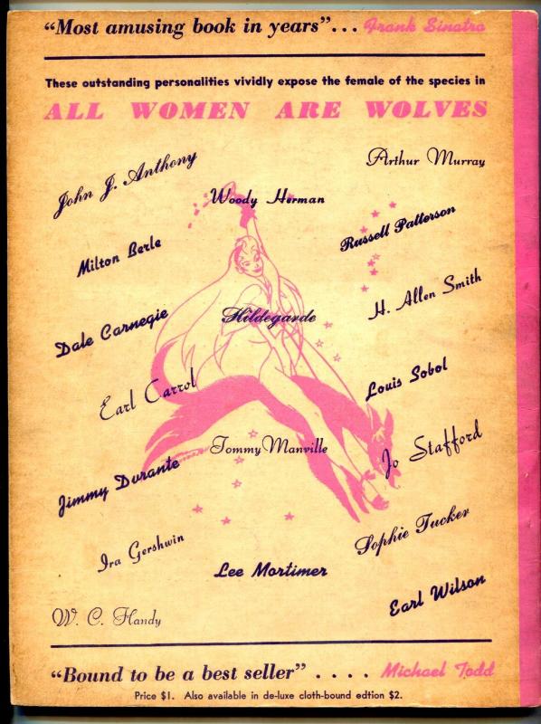 All Wolves Are Women by Abner Silver 1945- Berle- Durante VG