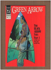 Green Arrow #35 DC Comics 1990 Mike Grell NM- 9.2