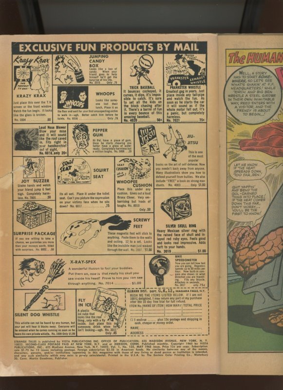 (1965) Strange Tales #132: SILVER AGE MARVEL! WE COMBINE SHIPPING! (2.0)