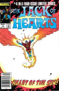 Jack of Hearts #4 (Newsstand) VG; Marvel | low grade comic - save on shipping -