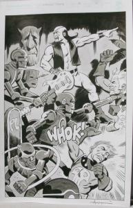 TIGRESS TALES #5 Original Mike Hoffman art, Page #14, Signed, published, Splash