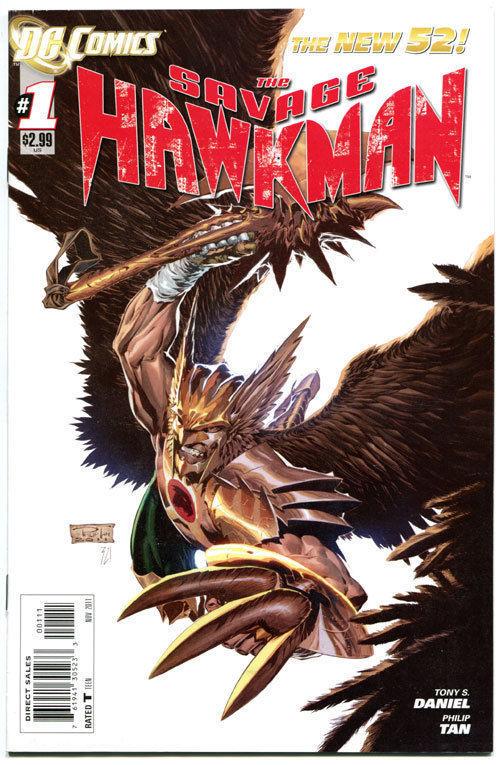 SAVAGE HAWKMAN #1, VF+, Tony Daniel, Philip Tan, 2011, more DC in store