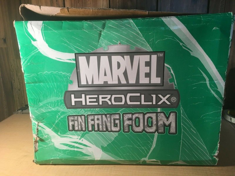 Marvel Heroclix FIN FANG FOOM Green Box Dial Figure Exclusive MFT4