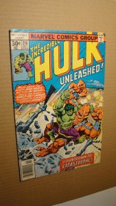 HULK 216 VS BI-BEAST S.H.I.E.L.D. HELI-CARRIER MARVEL BRONZE AGE