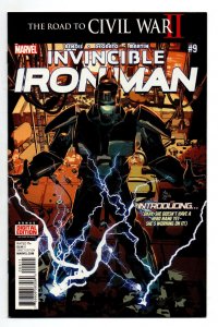 Invincible Iron Man #9 - 1st full Riri Williams - 1st Printing - 2016 - (-NM)
