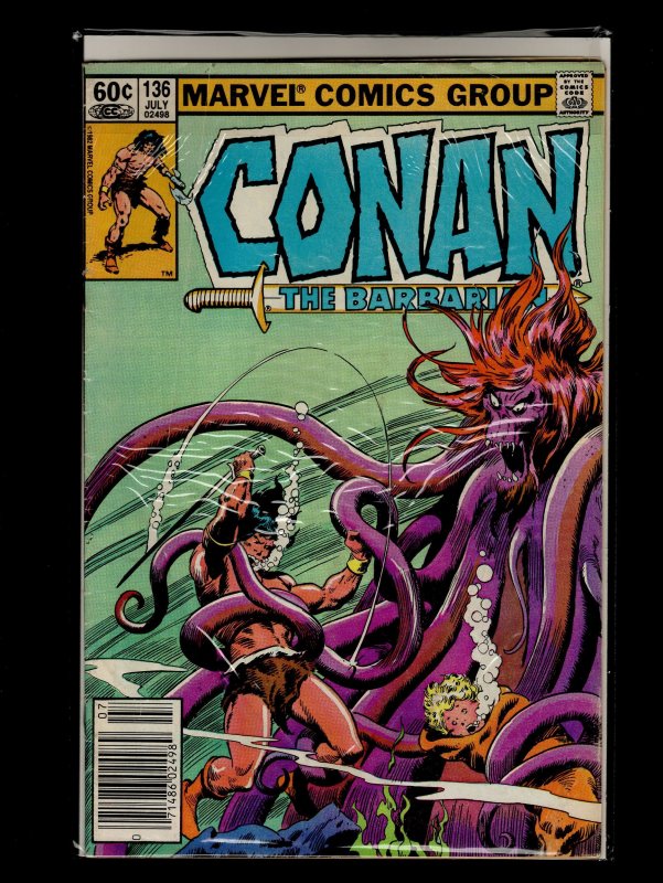 Conan the Barbarian #132,136,141,144,145 (1982)