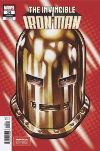 Invincible Iron Man #16 Mark Brooks Headshot Var Marvel Comic Book 2024