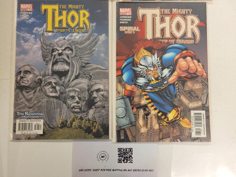 4 The Mighty Thor Marvel Comic Books #65 66 67 68 23 RC30