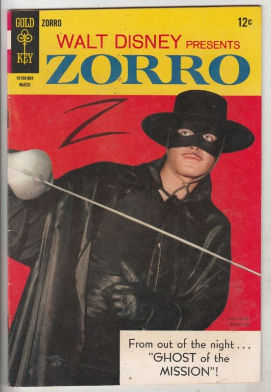 Zorro, Walt Disney Presents #9 (Mar-67) FN/VF Mid-High-Grade Zorro