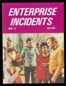 ENTERPRISE INCIDENTS #4 JUNE 1977 (9/9.2) Photo cover ft Kirk & Spock