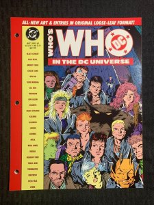 1991 WHO'S WHO IN THE DC UNIVERSE #9 VF 8.0 Black Canary to Vixen