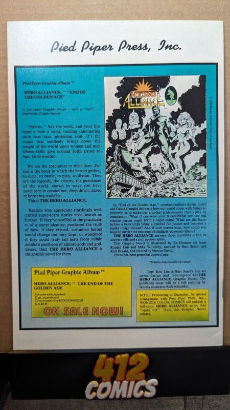 Power Factor #1-2  Complete series - Wonder Comix - 1987-Combine Ship
