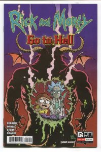 RICK AND MORTY GO TO HELL (2020 ONI INC.) #2 VARIANT CVR B CROSLAND