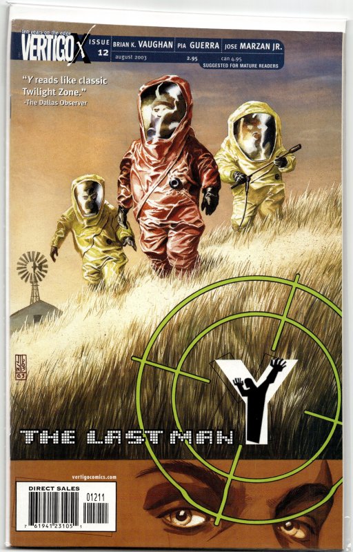 Y: The Last Man #12 (2003) Y: The Last Man