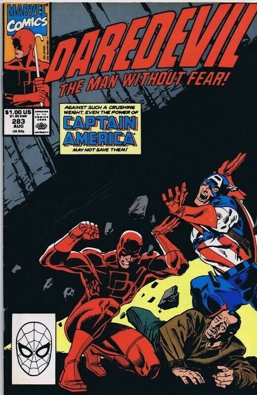 Daredevil #283 ORIGINAL Vintage 1990 Marvel Comics