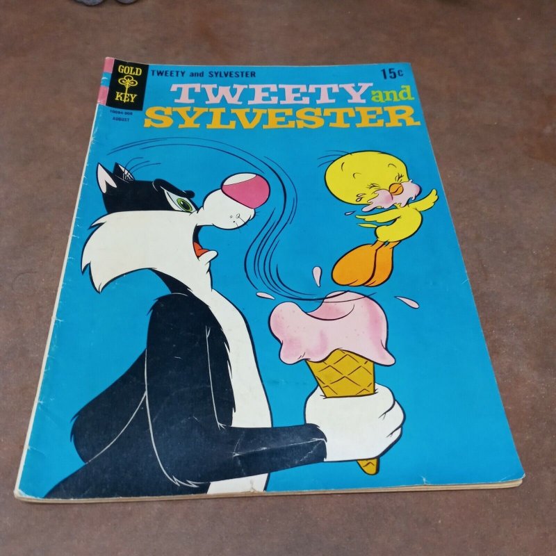 Tweety And Sylvester 5 Issue Silver Bronze Age Cartoon Comics Lot Run Set...