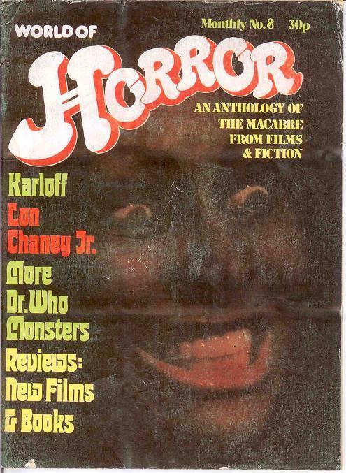 WORLD OF HORROR (1970S DALLRUTH)   8 G