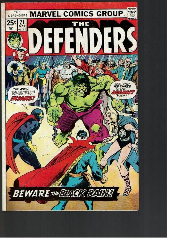 The Defenders #21 (1975)VF