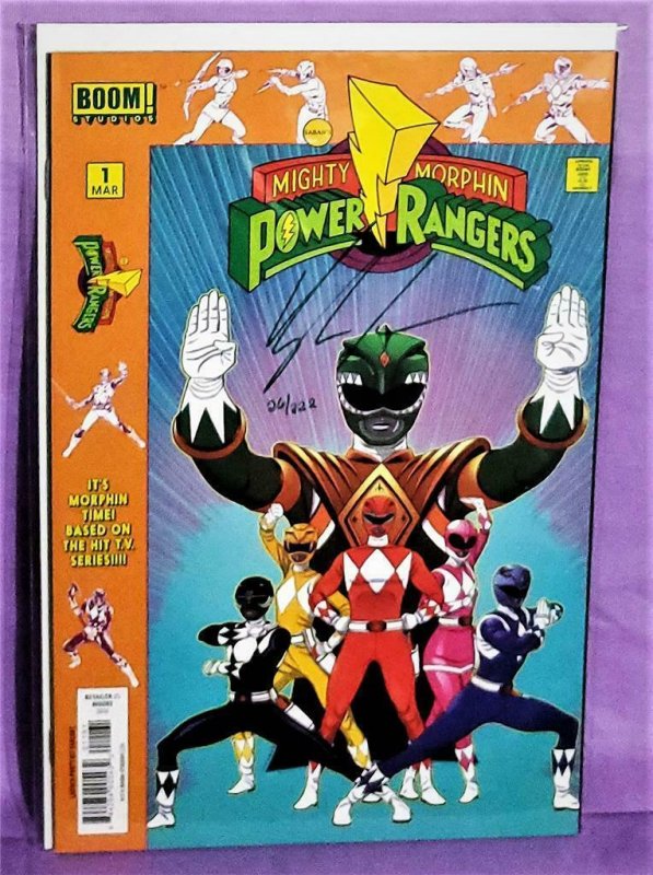 Mighty Morphin Power Rangers #1 Launch Party Kit Variant Signed (Boom!, 2016)!!! 844284005432