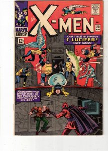 The X-Men #20 (1966) $320.00 PRICE DROP! VF 1st Lucifer! Unis, Blob! Kirby Art!