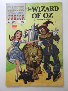 Classics Illustrated Junior #535 (1957) Wizard of Oz! Good+ Condition!