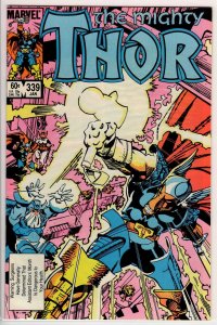 Thor #339 Direct Edition (1984) 8.5 VF+