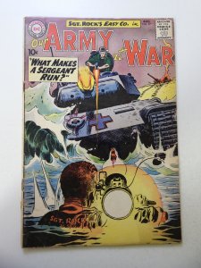 Our Army at War #97 (1960) VG- Condition 1 1/4 spine split moisture stains