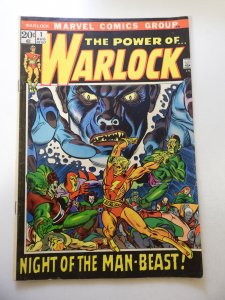 Warlock #1 (1972) VG+ Condition moisture stain bc