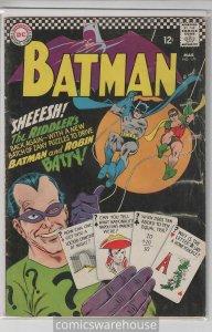 BATMAN (1940 DC) #179 GOOD+ A00087