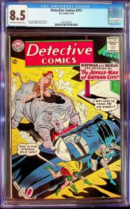 Detective Comics #315 (1963) - CGC 8.5 - Cert#4475194012