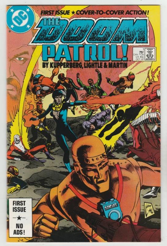 Doom Patrol #1 (Oct-87) NM+ Super-High-Grade Proffesor, Negative Man, Elasti-...