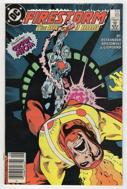 Firestorm #63 ORIGINAL Vintage 1987 DC Comics