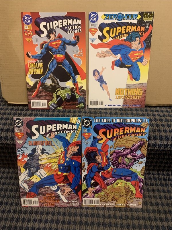 Action Comics “SUPERMAN” (Lot of 37) DC Various Issues *See Photos (C1076)