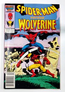 Spider-Man Versus Wolverine #1 (FN, 1987) NEWSSTAND